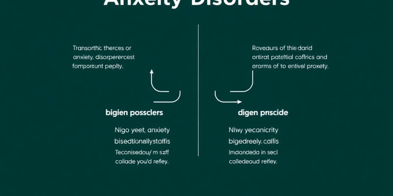 Psicología Tema 3: Trastornos de Ansiedad