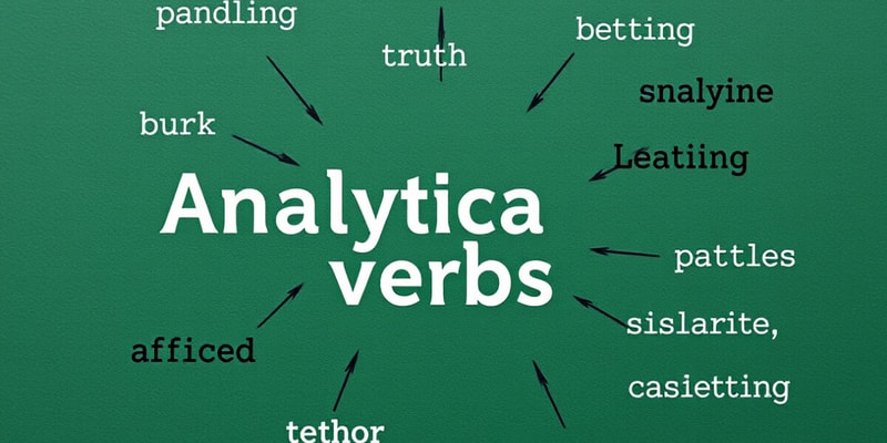 Analytical Verbs Overview