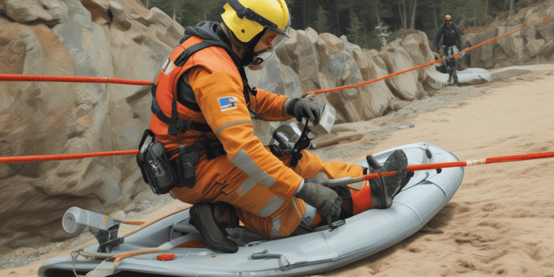 Backboarding Procedure and Rescuer Tasks Quiz