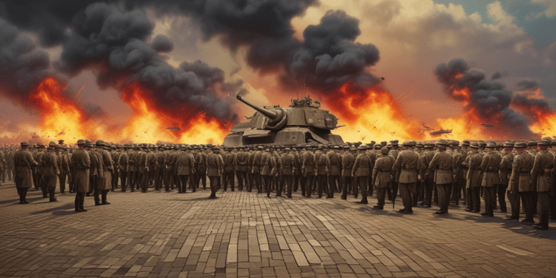 World War II Aggressive Dictators and Causes