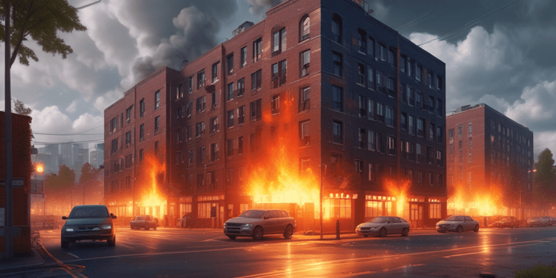 Calculating Intrinsic Fire Risk in Industrial Buildings
