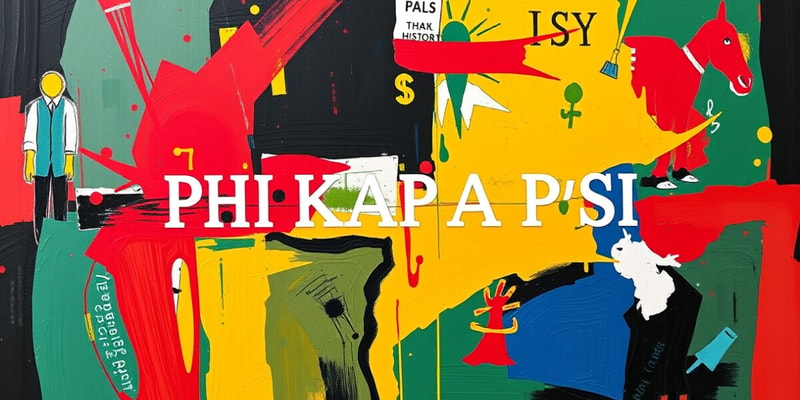 Phi Kappa Psi Fraternity Overview