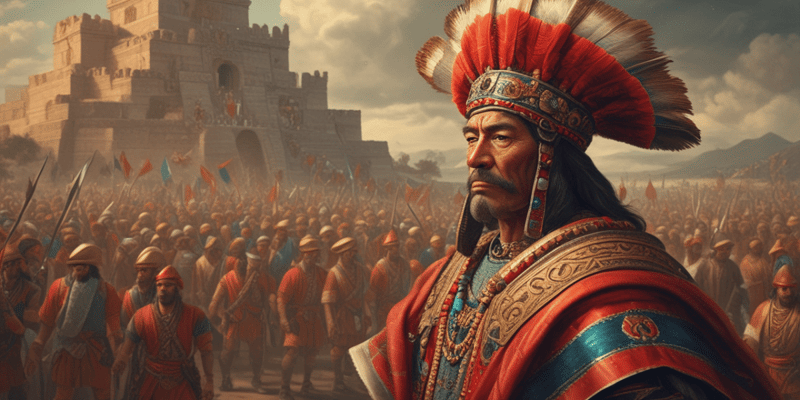 La llegada de Hernán Cortés a México