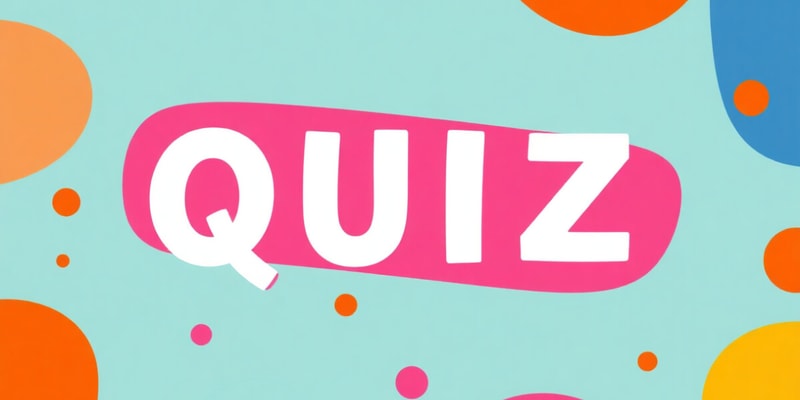 General Knowledge Quiz