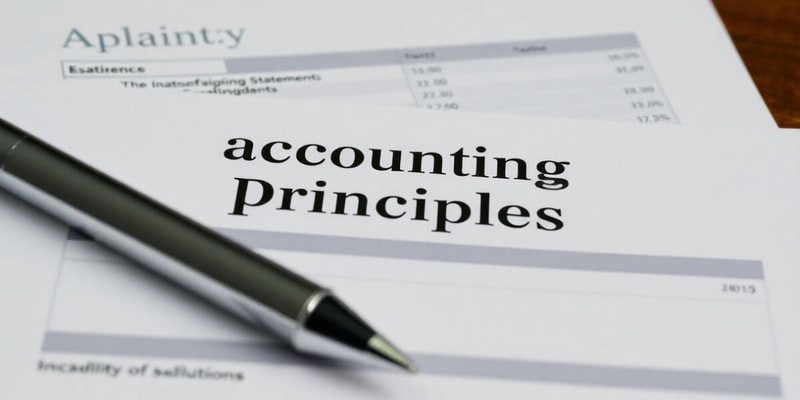 Accounting Principles and Accounts Quiz