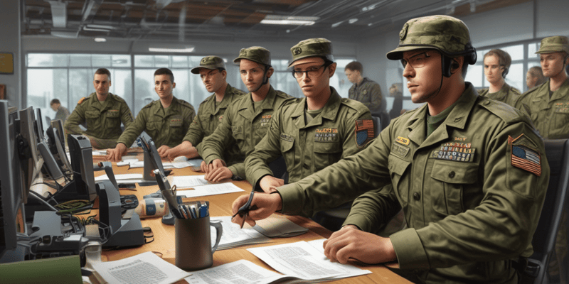 Leave Management in Military Units