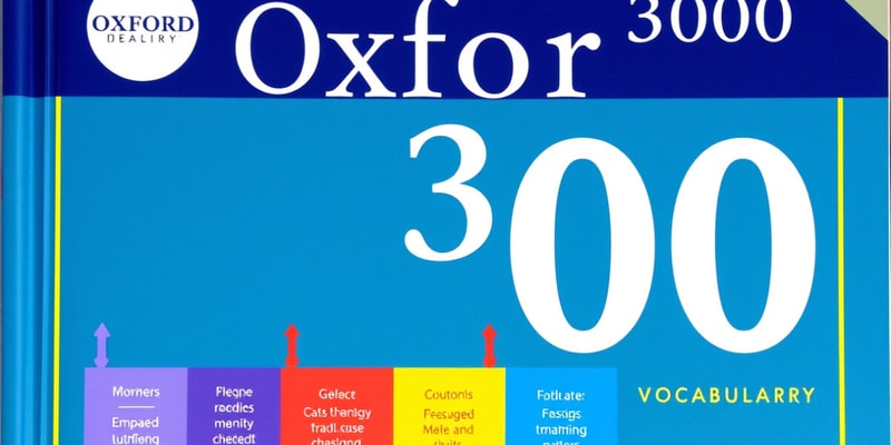 Oxford 3000 Vocabulary Quiz CEFR Level 7