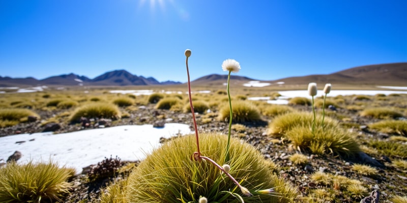 Tundra Plants Adaptations Quiz