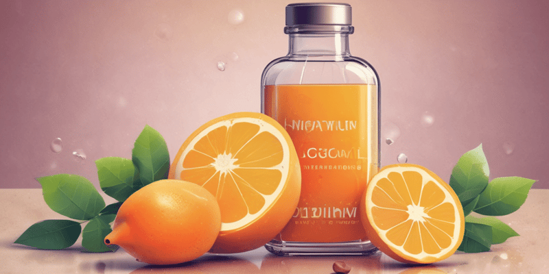 Vitamin C: Functions and Deficiency