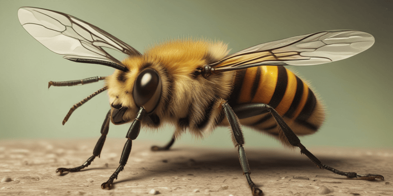Efectos y primeros auxilios de la picadura de abeja