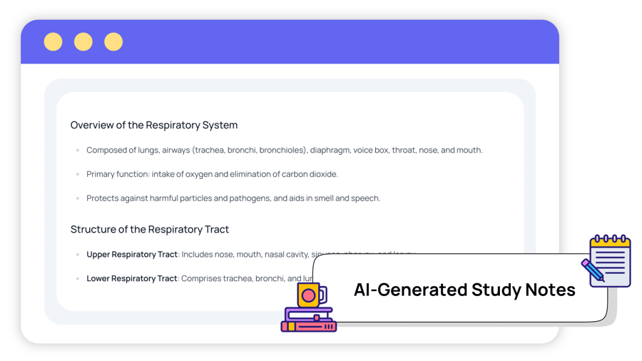 AI Study Notes Generator Screenshot