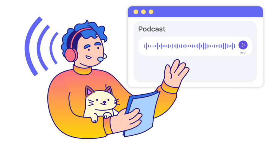 Listen to Your Custom Podcast