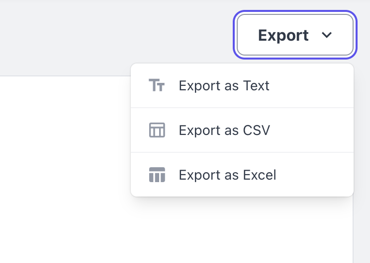 Export