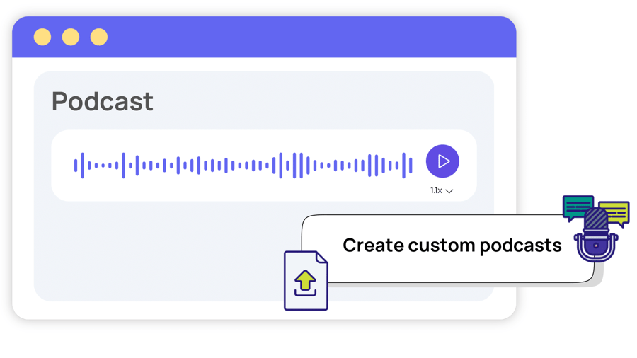 AI Podcast Generator Screenshot